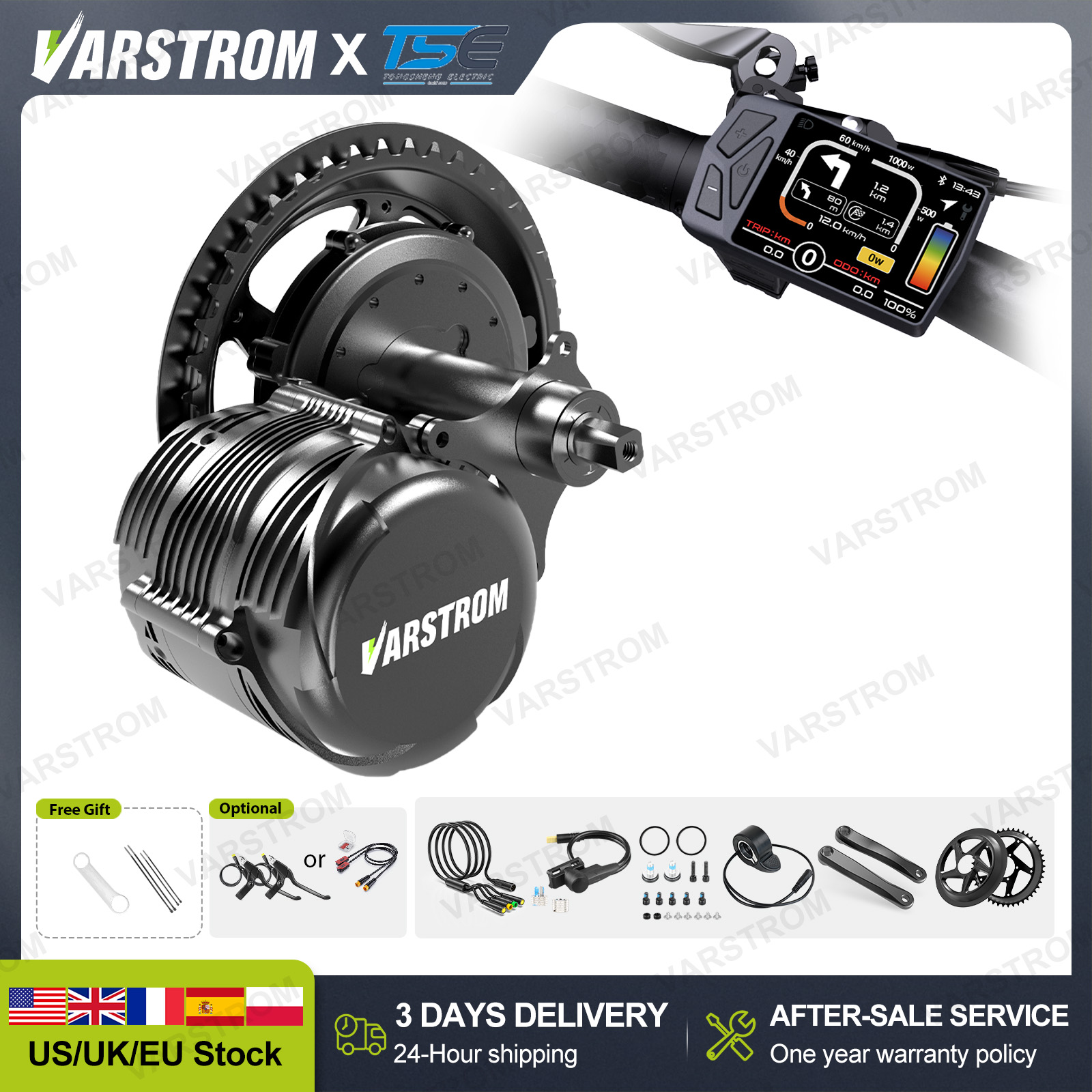 [Entrega rápida em 3 dias nos  - Side Hung Mid Drive Motor Kit avaliação e preço